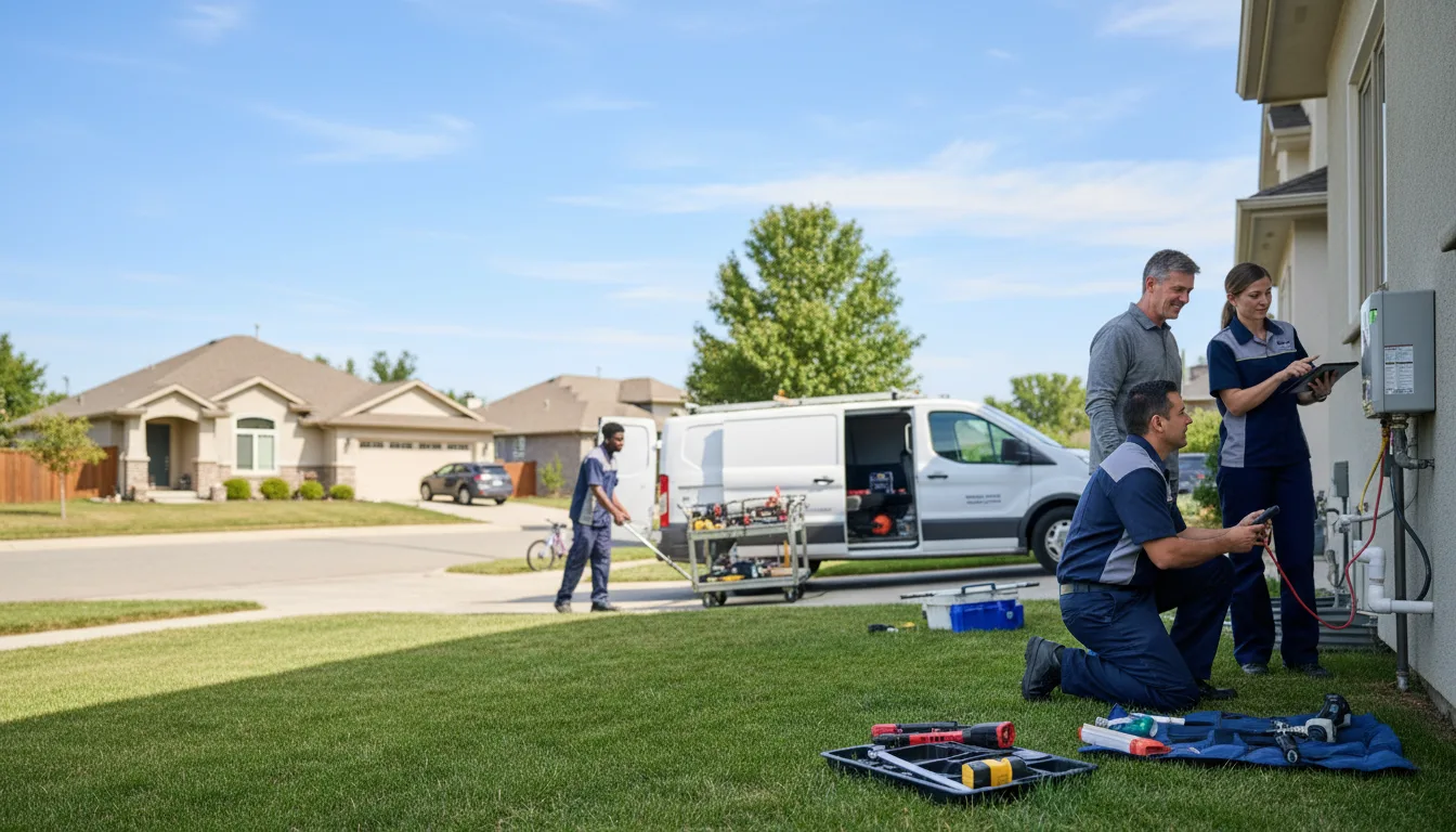 Tankless water heater service in Linton, ND